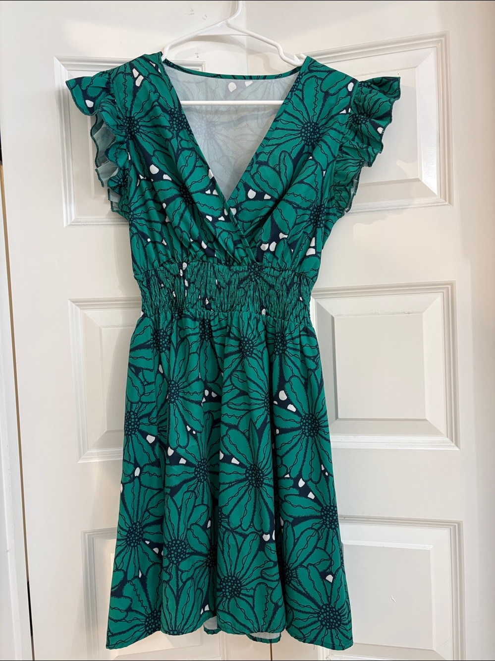 Green Floral Women’s Dress